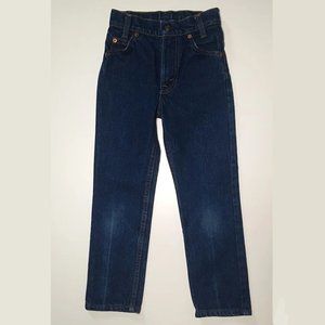 Vintage 80s Levis Orange Tab Slim 219 0216 Kids Size 7